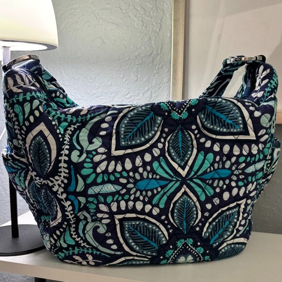 Vera Bradley Handbags - Vera Bradley Blue Island Medallion Go Ahead Convertible Crossbody Bag